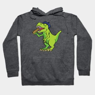 T-Rex Loves French Bread Kitty Hoodie